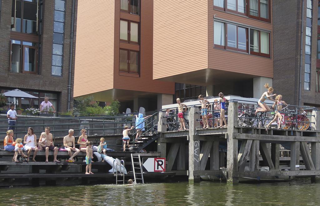 Houseboat Westerdok Amsterdam Oda fotoğraf
